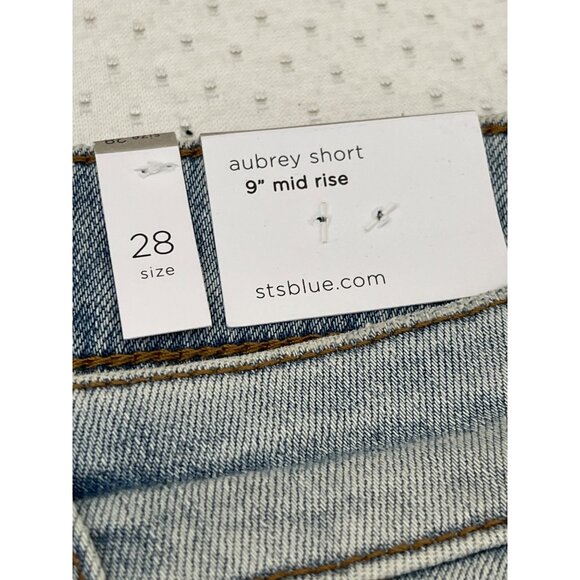 STS Blue Aubrey Short 9" Mid Rise Denim Shorts Size 28 NWT - Picture 3 of 4